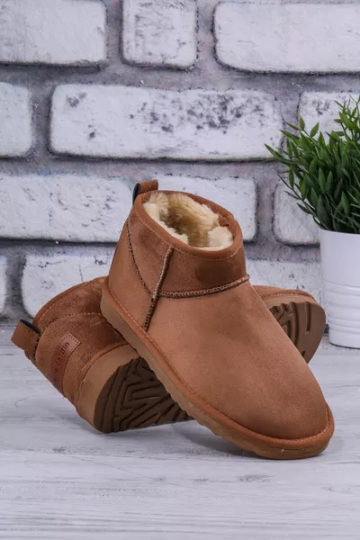 Stivaletti da donna in camoscio e velluto, per l'inverno