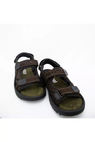 صندل رجالي رياضي من الجلد لويجي