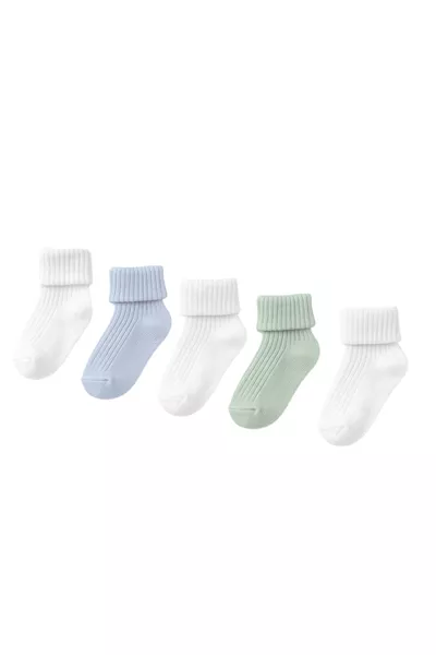 Baby 5-Pack Mixed Socket Socks Multicolor