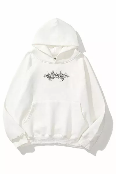 Unisex Angel Sweatshirt Hoodie White