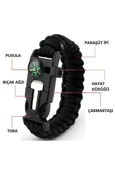 Multi-Purpose Survival Bracelet