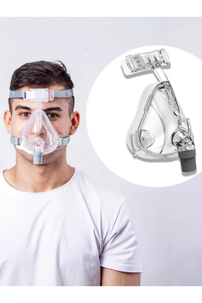 CPAP BPAP-apparaat Mondneusmasker (Middel)