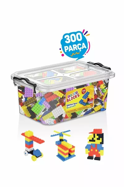 Funny Blocks Микро Блокове Блокчета от Пластмаса с Кутия