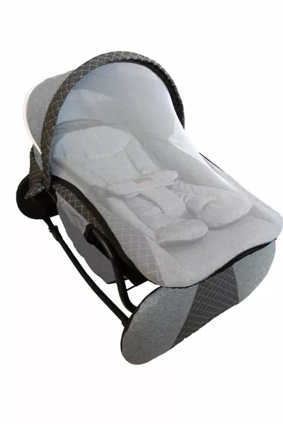 سرير أطفال فاخر من الكتان الأصلي - تدريجي - يهتز - كرسي أطفال