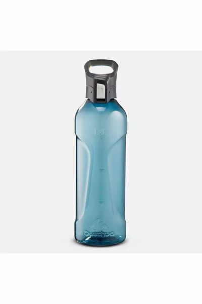 Plastic Quechua Outdoor Plastic (ECOZEN®) Water Bottle - Blue - 1.2 Liters - Blue 1.2 L