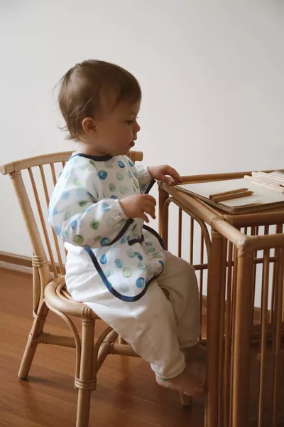 Blue Ball Long Sleeve Waterproof Activity Apron (AY)