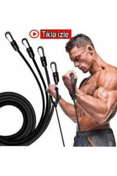 Widerstandsband-Set Multifunktionales Trainingsset Mit Türanker Vollständiges Set Einzelteile