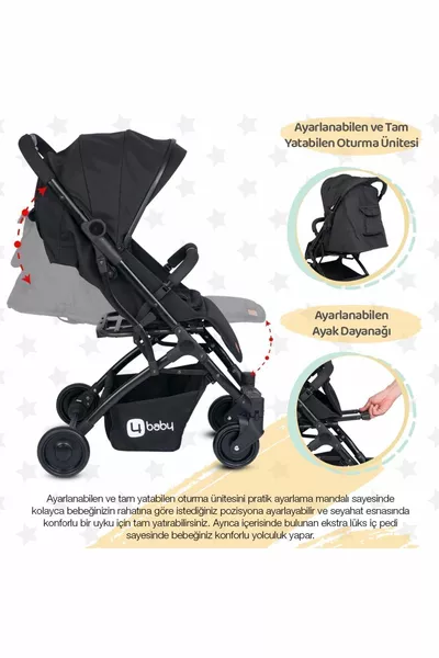 Drone Black Sky Kabinen-System Kinderwagen