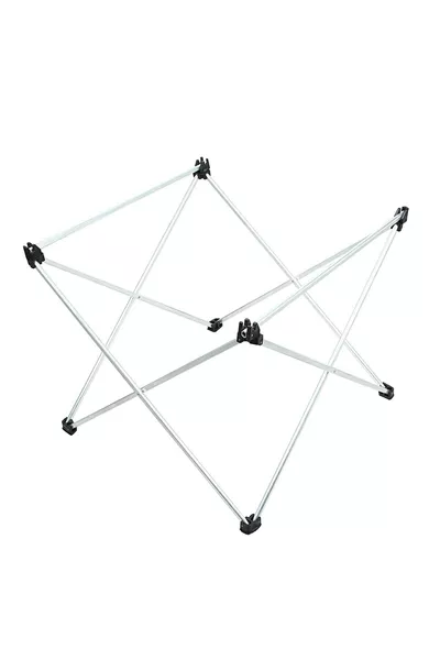 Kleiner klappbarer Stoff-Camping- und Picknicktisch, Rot, X X cm