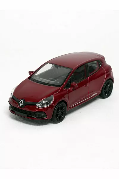 1: Modello in metallo da tirare Renault Clio Rs - rosso Renault Clio Rs