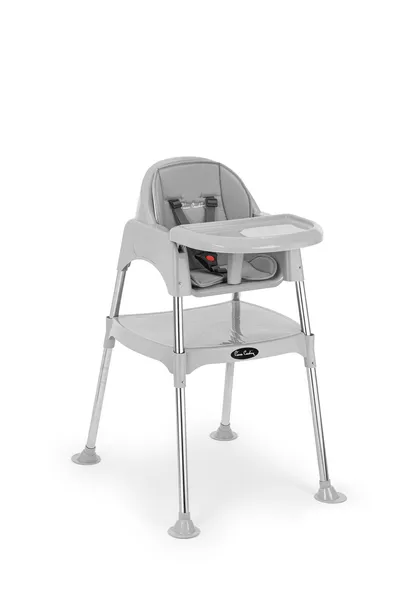 كرسي غذاء للأطفال Cookie Silver 3 في 1 مع طاولة للعب والعمل