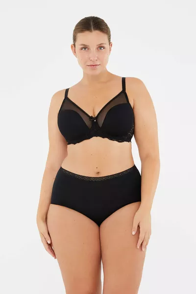 صدرية سوداء أفروديت المدعمة