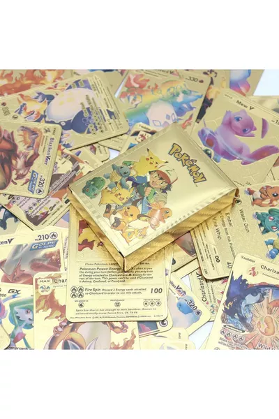 بطاقة بوكيمون الذهبية صندوق بطاقات ذهبي 1 (يحتوي على بطاقة ذهبية)