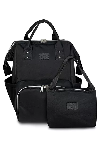 Star Anne Baby Verzorging Rugzak Cadeau Thermos Tas -zwart