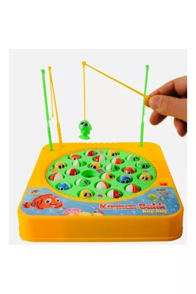 Red Fish Catching Game  Fish 4 Rods.