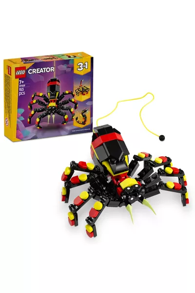 ® كرييتور 3 في 1 الحيوانات البرية: العنكبوت المدهش + مجموعة صنع الألعاب (P)