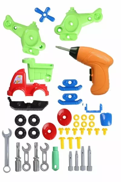 Винтоверт с батерии Sök Tak с играчка - Комплект за ремонт с играчка винтоверт Sök Tak