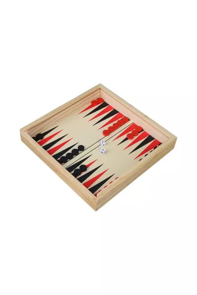 Imported Wooden Five-Game Set (chess, checkers, backgammon, Ludo, Snakes and Ladders)