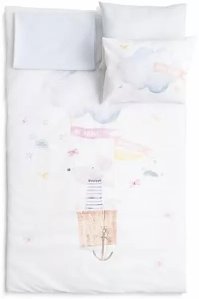 Soley ||% Cotton Baby Duvet Cover Set Blue