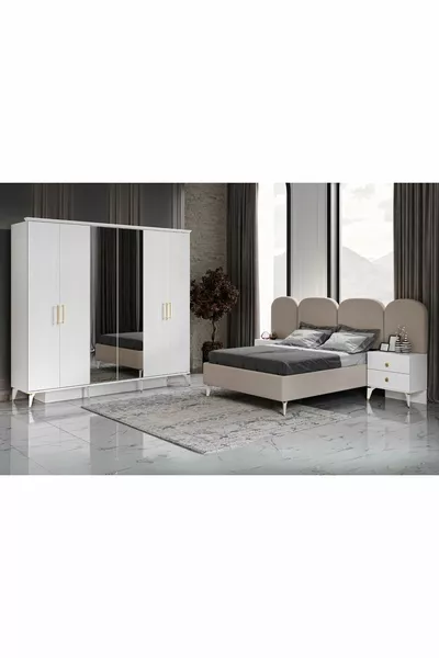 Merin White Bedroom Set