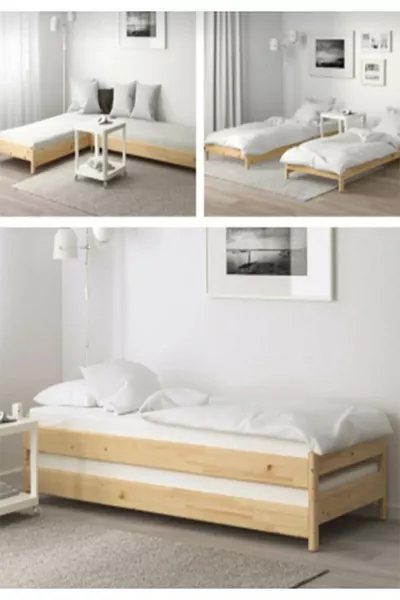 Yavrulu Bed Houten Bedbank Slaapbank Montessori Bed Organisch Unisex