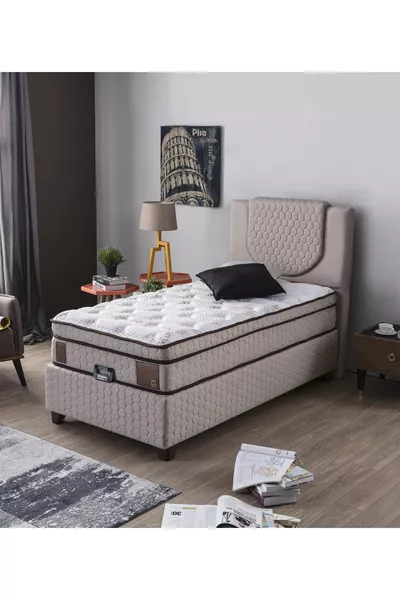 أريزونا سرير فردي بدون مرتبة مع قاعدة ورأس سرير