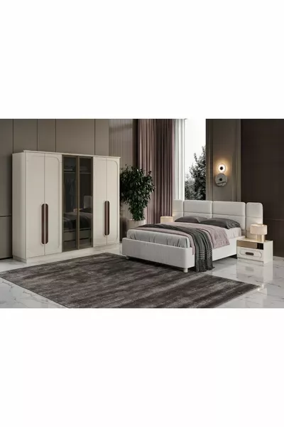 Bond Cream Yatak Odası Takımı