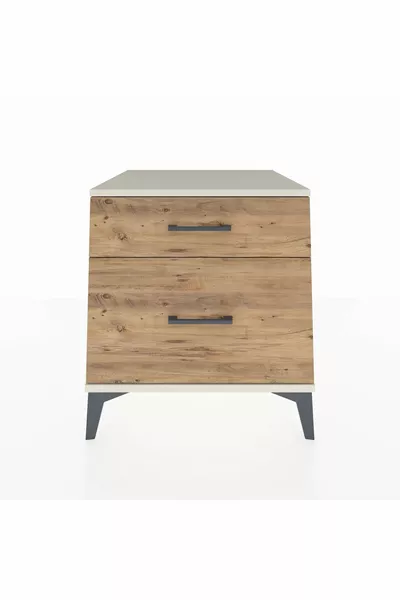 خزانة جانبية كرونوس بدرجين - عقيق صخري وصنوبر