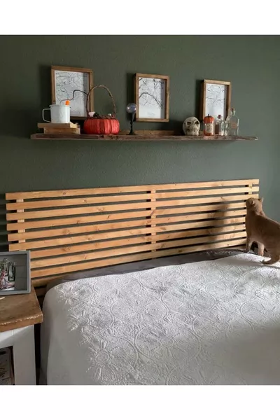 Деревянное изголовье кровати, изголовье кровати см