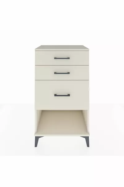 Hyperion Commode 3 Lades Zuiver Wit