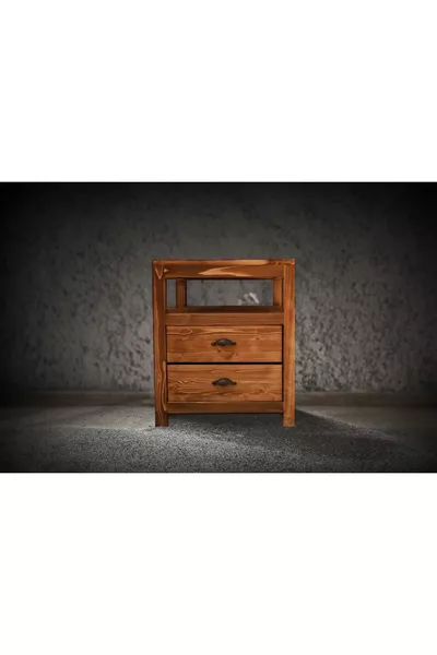 Riot Komodin – Doğal Ahşap, Modern ve Şık Tasarım, 2 Yıl Garantili