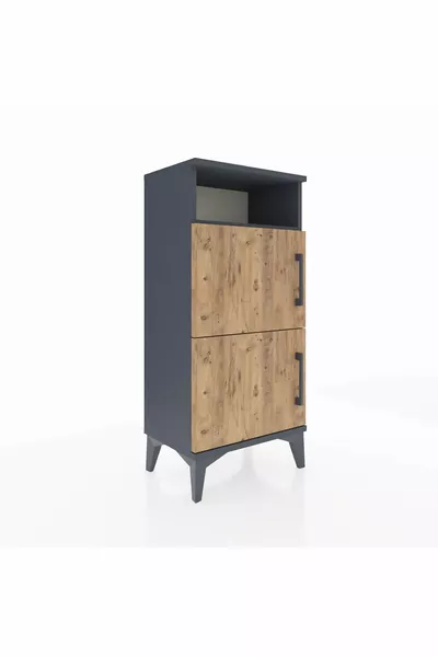 أرجيس كومودين رف واحد مع بابين أنترسايت-صنوبر