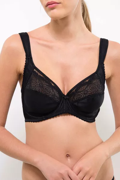 صدرية تصغير وداعمة نسائية باللون الأسود  ميلودي