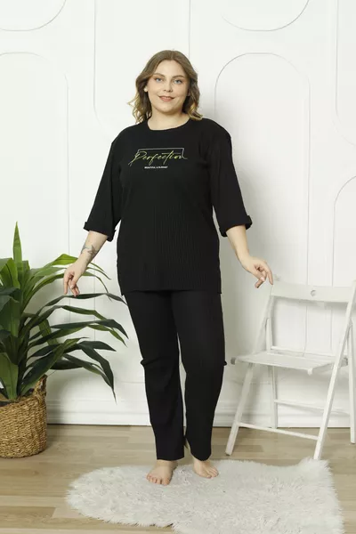 طقم بيجامة موسمي بمقاسات كبيرة