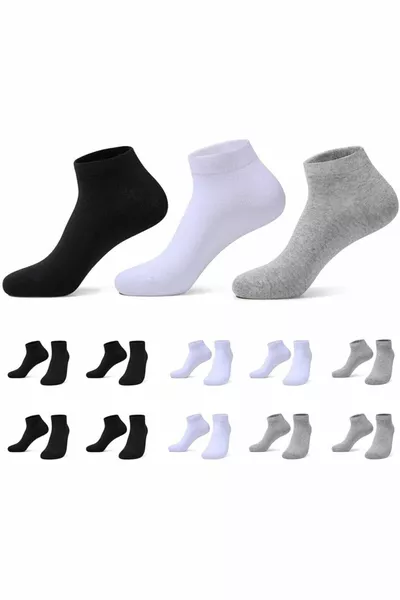 -Pack Economy Ankle Socks