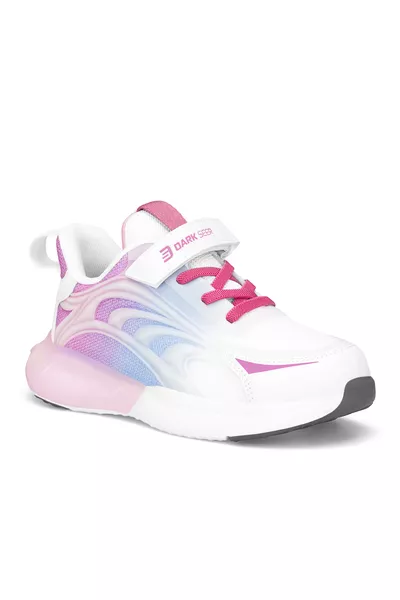 حذاء أطفال رياضي DS ميثريل أبيض أزرق بودرة