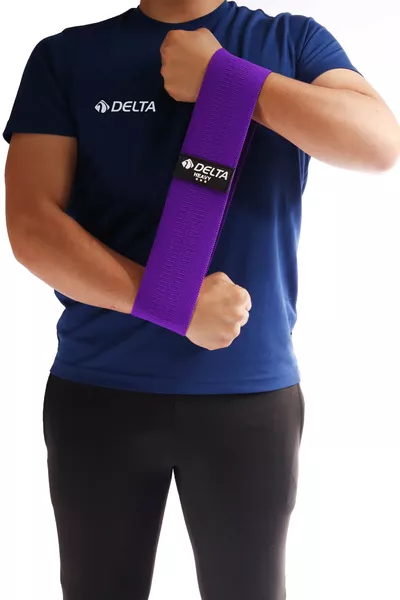 Bande de résistance pour squat complet, Pilates, fitness, exercice des fessiers (extrémité fermée)