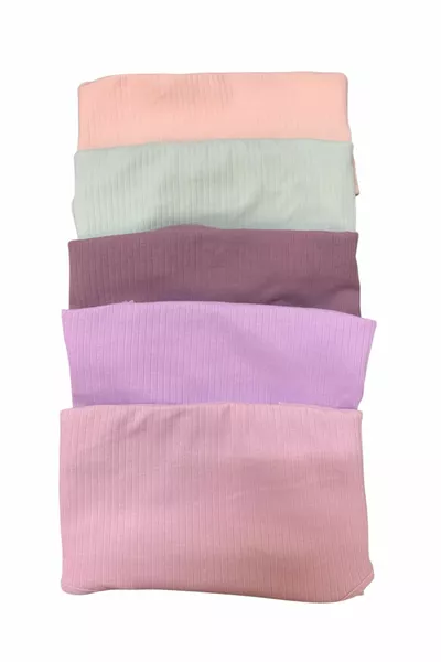 سروال داخلي نسائي من القطن المضلع ريبانا، عبوة 5 قطع 