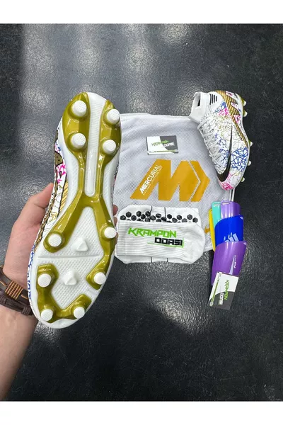 مجموعة أحذية كرة القدم لا ليغا برو 3 قطع + حقيبة + جوارب + واقيات الساق