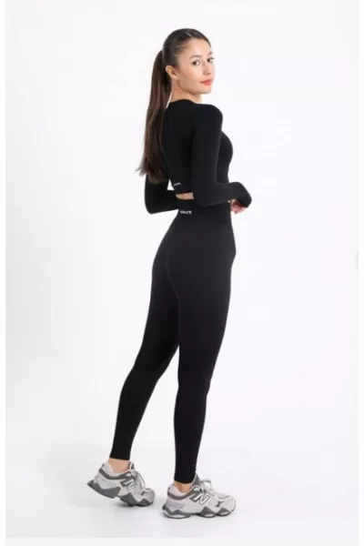 Leggings Modellanti Senza Cuciture con Arricciatura