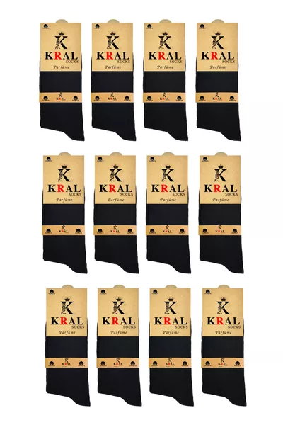  paires de chaussettes d'été en coton pour hommes, mi-longues, parfumées