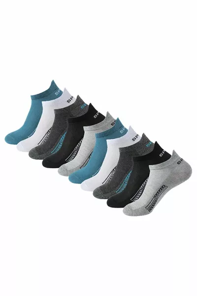  paires de chaussettes de sport pour hommes en coton de haute qualité