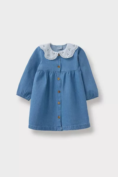 Meisjesbaby Lange Mouw Jurk SP