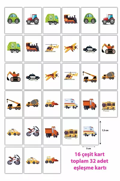 Set da 3, Carte di Intelligenza Gioco di Abbinamento Carte della Memoria, Carte da Gioco, Carte del Gioco di Abbinamento