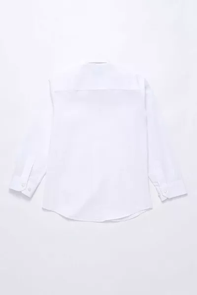 Jungen Klassisches Weißes Hemd