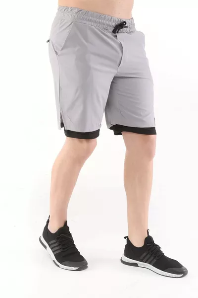 Short de sport homme à séchage rapide en micropoly pour entraînement, futsal, fitness et extérieur