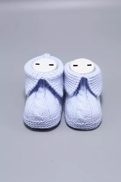 ياقة الشعر رقيقة جديلة تريكو الجوارب الطفل