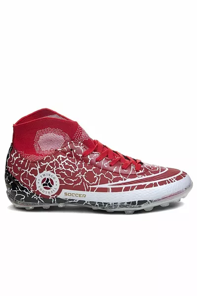 TWINGO  أحذية كرة القدم Astroturf لكرة القدم KIRMIZI_BEYAZ