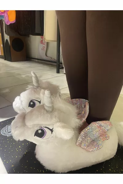 Zoete Eenhoorn Gevleugelde Panduf Winter House Pandufu