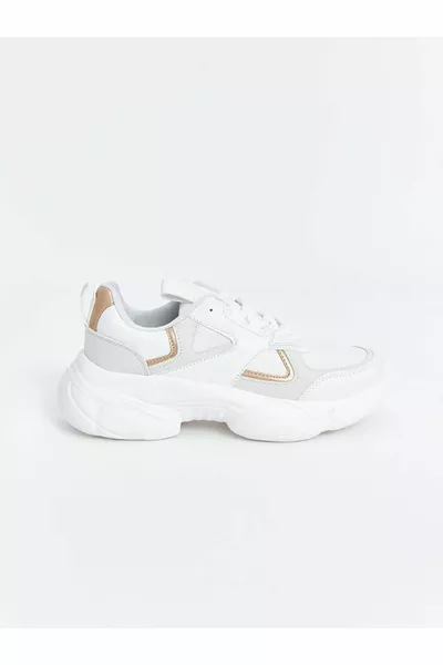 LCW STEPS Белые женские кроссовки на шнуровке